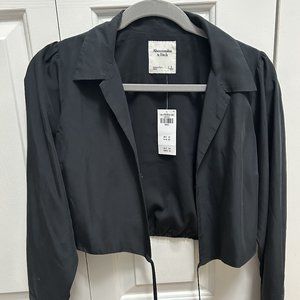 Satin Cropped Top with Ties